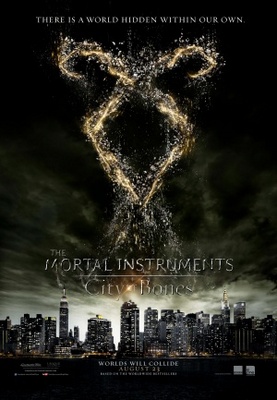 The Mortal Instruments: City of Bones movie poster (2013) metal framed poster
