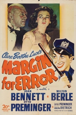 Margin for Error movie poster (1943) poster with hanger