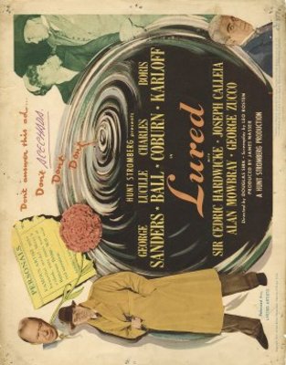Lured movie poster (1947) Mouse Pad MOV_f47c0abc