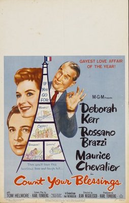 Count Your Blessings movie poster (1959) canvas poster