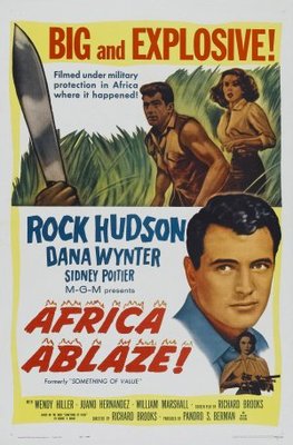 Something of Value movie poster (1957) metal framed poster