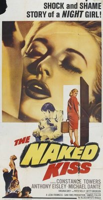 The Naked Kiss movie poster (1964) metal framed poster
