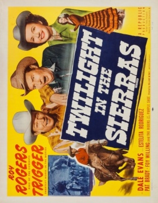 Twilight in the Sierras movie poster (1950) canvas poster