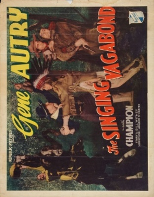The Singing Vagabond movie poster (1935) wooden framed poster