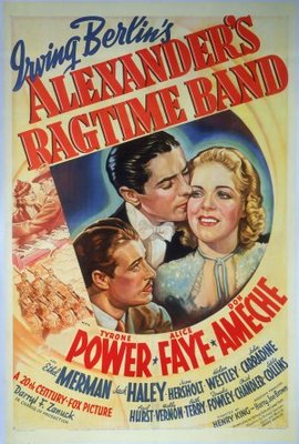 Alexander's Ragtime Band movie poster (1938) metal framed poster