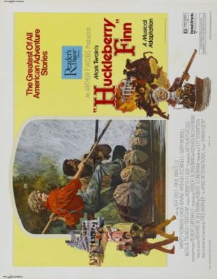 Huckleberry Finn movie poster (1974) poster with hanger