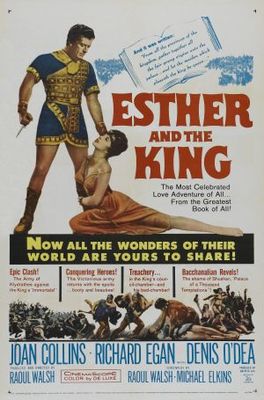 Esther and the King movie poster (1960) metal framed poster