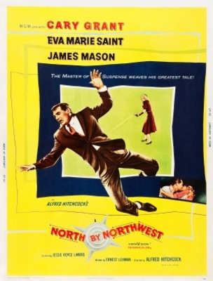 North by Northwest movie poster (1959) wood print