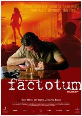 Factotum movie poster (2005) pillow