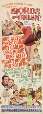 Words and Music movie poster (1948) pillow