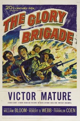The Glory Brigade movie poster (1953) poster with hanger