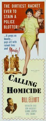 Calling Homicide movie poster (1956) poster