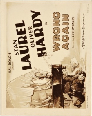 Wrong Again movie poster (1929) mug