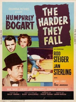 The Harder They Fall movie poster (1956) metal framed poster