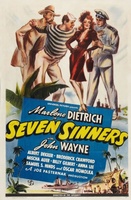 Seven Sinners movie poster (1940) t-shirt #728669
