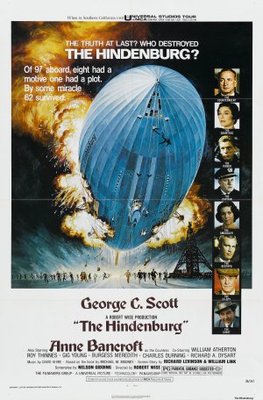 The Hindenburg movie poster (1975) wood print