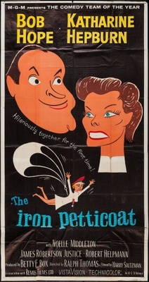 The Iron Petticoat movie poster (1956) tote bag