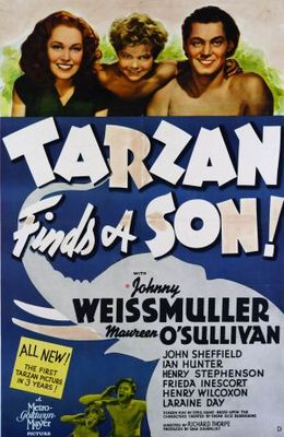Tarzan Finds a Son! movie poster (1939) Longsleeve T-shirt