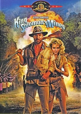 King Solomon's Mines movie poster (1985) metal framed poster