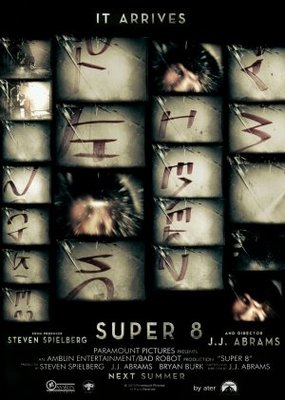 Super 8 movie poster (2010) wood print