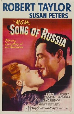 Song of Russia movie poster (1944) wood print