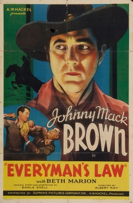 Everyman's Law movie poster (1936) wooden framed poster