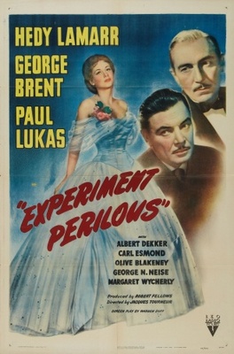 Experiment Perilous movie poster (1944) wooden framed poster