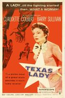 Texas Lady movie poster (1955) t-shirt #649989
