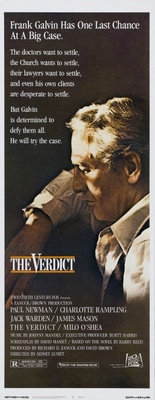 The Verdict movie poster (1982) pillow
