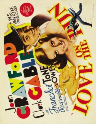 Love on the Run movie poster (1936) canvas poster