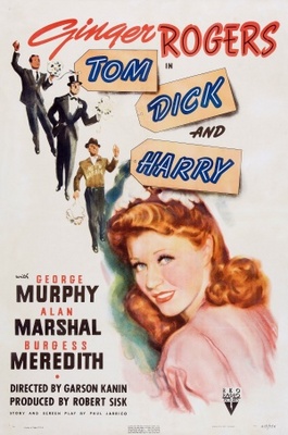 Tom Dick and Harry movie poster (1941) Stickers MOV_f6910bef