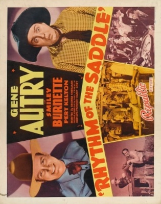 Rhythm of the Saddle movie poster (1938) poster with hanger