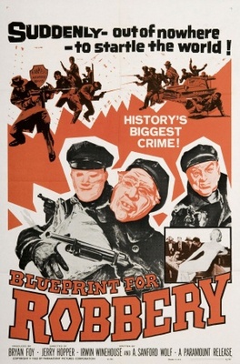 Blueprint for Robbery movie poster (1961) canvas poster
