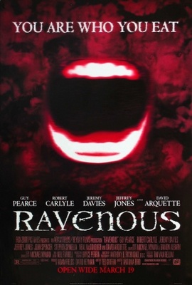 Ravenous movie poster (1999) canvas poster