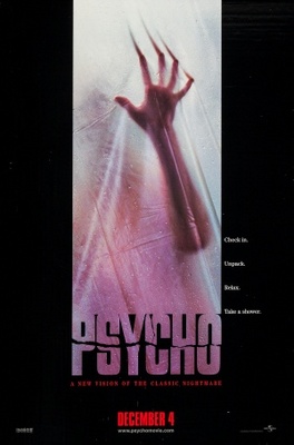 Psycho movie poster (1998) poster with hanger