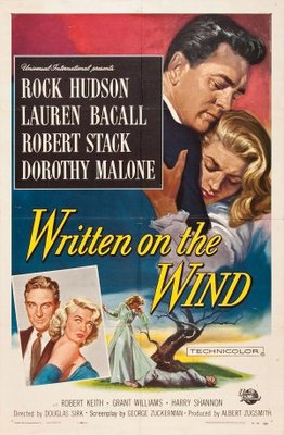 Written on the Wind movie poster (1956) pillow