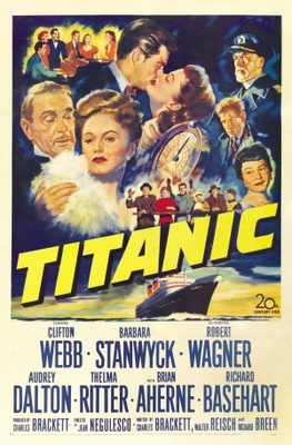 Titanic movie poster (1953) pillow