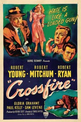 Crossfire movie poster (1947) mouse pad