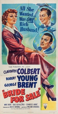 Bride for Sale movie poster (1949) metal framed poster