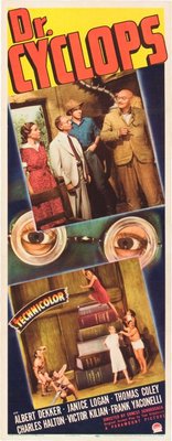 Dr. Cyclops movie poster (1940) poster with hanger