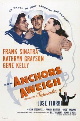 Anchors Aweigh movie poster (1945) canvas poster