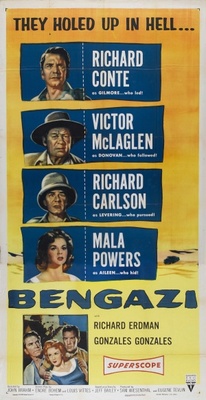 Bengazi movie poster (1955) sweatshirt
