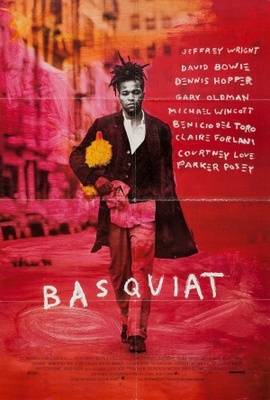 Basquiat movie poster (1996) poster with hanger