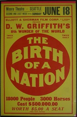 The Birth of a Nation movie poster (1915) Stickers MOV_f6f4fb9f