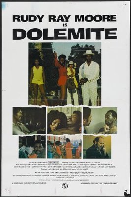 Dolemite movie poster (1975) wood print