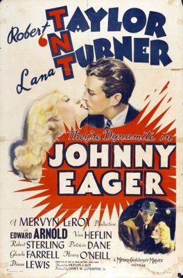 Johnny Eager movie poster (1942) metal framed poster
