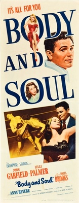 Body and Soul movie poster (1947) poster with hanger