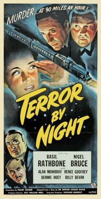 Terror by Night movie poster (1946) tote bag