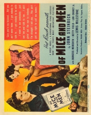 Of Mice and Men movie poster (1939) poster with hanger