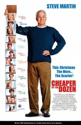 Cheaper by the Dozen movie poster (2003) tote bag
